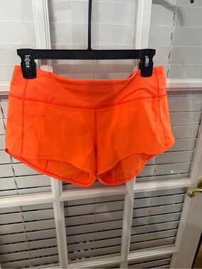 Lululemon Women’s Bright Orange Active Running Shorts